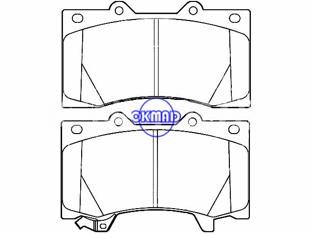 NISSAN Patrol brake pad FMSI:D1748-8201,OEM:D1060-1LB2A,WVA:25240,F1748